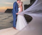 bride weddingdress beach bali